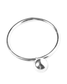 Pulseira Minimalista Ball Prata 925