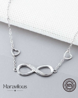 Pulseira de Prata 925 Infinity